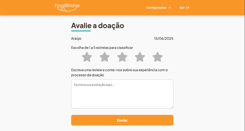 Avaliação de doação